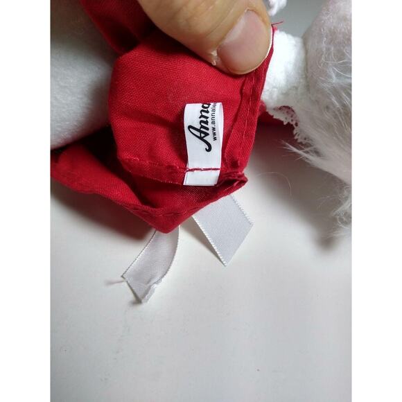 ANNALEE Love Heart Valentines Fancy Dressed White Female Mouse Doll 7.5" - Picture 7 of 8